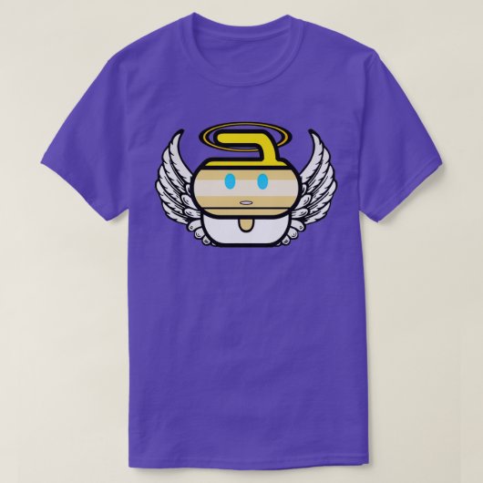 Angels Rock Curling Rockers 1 T-shirt (Design voorkant)
