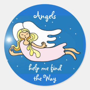 Angels Ronde Sticker
