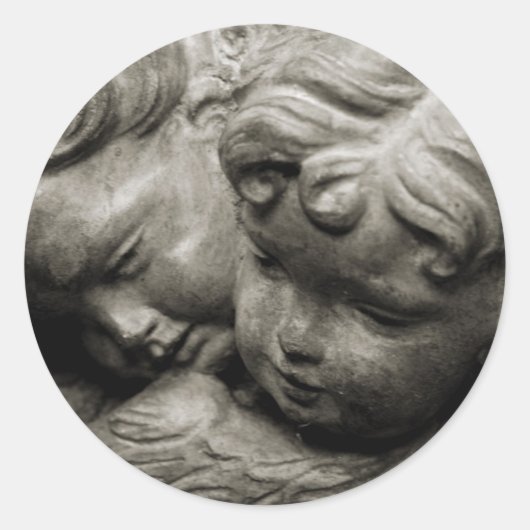 Angels Ronde Sticker (Voorkant)