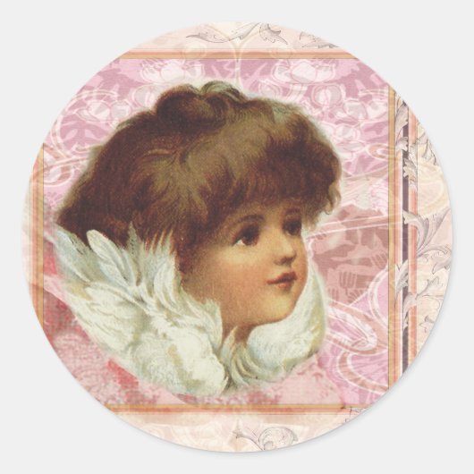  Angels Ronde Sticker (Voorkant)
