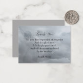 Angel's Schaduw Hartelijk dank Notitiekaartje (Voorkant / Achterkant in situ)