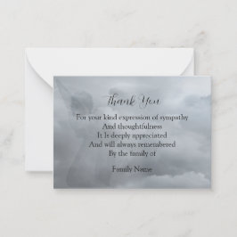 Angel's Schaduw Hartelijk dank Notitiekaartje