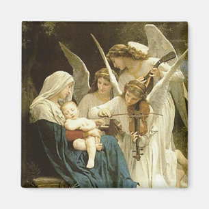 Angels Serenade Jesus & Mary  Magnet