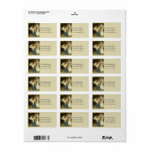 Angels Serenade Mary  adreslabel Etiket (Full Sheet)