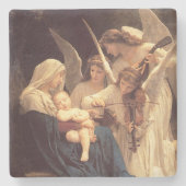 Angels Serenade Mary en Jesus Stenen Onderzetter (Voorkant)