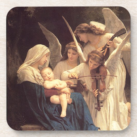 Angels Serenade set van 6 Cork Onderzetters (Voorkant)