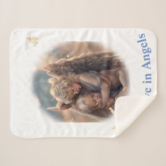 Angels Sherpa Deken (Voorkant (horizontaal))