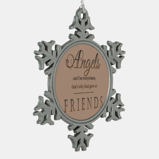 Angels Snowflake Ornament (Links)