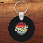 Angels Sportnaam Athletic Text Arch Gift Sleutelhanger (Voorkant)