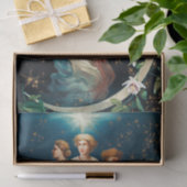 Angels, sterren, vrouwen, de moonkerreligie tissuepapier (Geschenk)