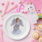 Angels t-shirts papieren bordje (Feest)