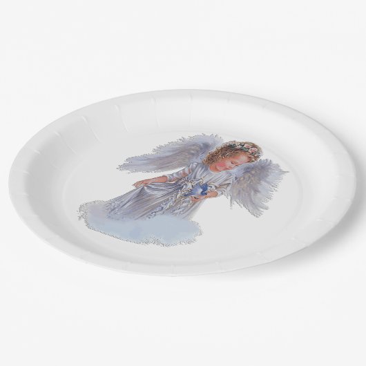 Angels t-shirts papieren bordje (Gekanteld)