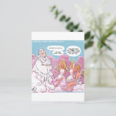 Angels Text Funny Briefkaart (Staand voorkant)