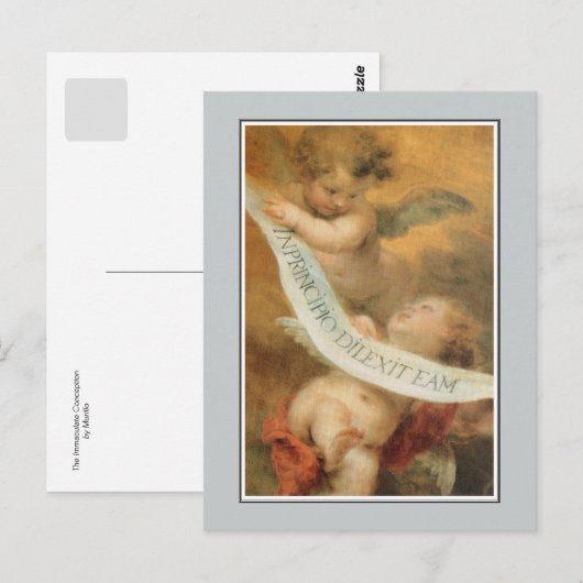 Angels, The Immaculate Conception, Murillo Briefkaart (Voorkant / Achterkant)