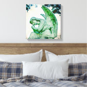 Angel's Thoughts Canvas Afdruk (Insitu (Slaapkamer))