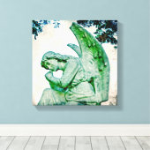 Angel's Thoughts Canvas Afdruk (Insitu (Houten vloer))