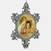  Angels Tin Sneeuwvlok Ornament (Links)