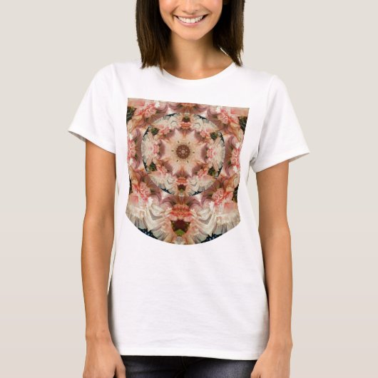 Angel's trompet mandala - T-Shirt (Voorkant)