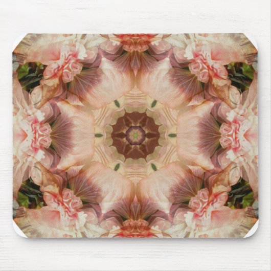 Angel's trompetbloem mandala - Mousepad Muismat (Voorkant)