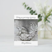 Angels Trompetten Joy Religious Christmas Kaart (Staand voorkant)