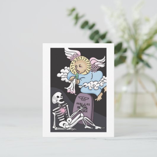 Angel's Trumpet Briefkaart (Staand voorkant)