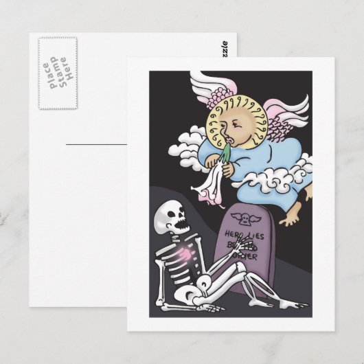 Angel's Trumpet Briefkaart (Voorkant / Achterkant)