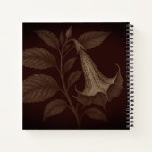 Angel's Trumpet Square Notebook Notitieboek (Achterkant)