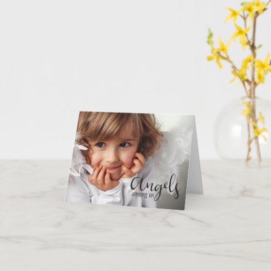 Angels Tussen ons Kaart (Gele Bloem)