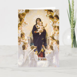 Angels uit de geschiedenis van de glorie feestdagen kaart