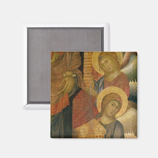 Angels uit het Altarstuk Santa Trinita Magneet (Voorkant / Achterkant)