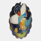 Angels Unaware Papier Ornament Wenskaart (Rechts)