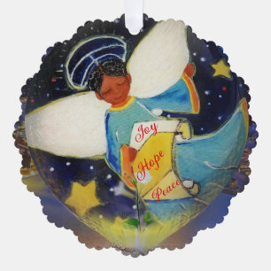 Angels Unaware Papier Ornament Wenskaart Kaart