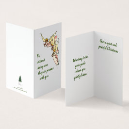 Angels van Clouds met Gezegde van Comfort voor u Kaart