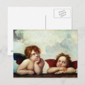 Angels van de Sistene Madonna Briefkaart (Voorkant / Achterkant)