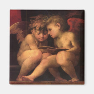 Angels van Madonna Enthroned door Fiorentino Magneet