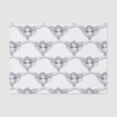 ANGELS VAN tissuepapier IN BLAUW EN WITTE (Voorkant)