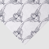 ANGELS VAN tissuepapier IN BLAUW EN WITTE (Detail)