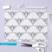 ANGELS VAN tissuepapier IN BLAUW EN WITTE (Craft)