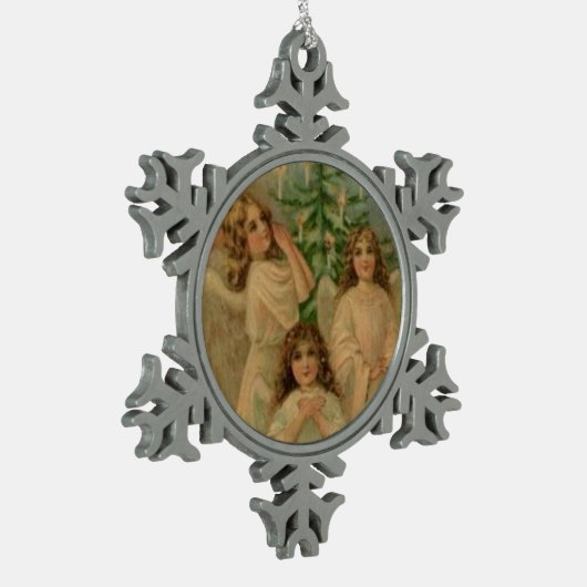 Angels  Victoriaans Art Snowflake Ornament (Links)