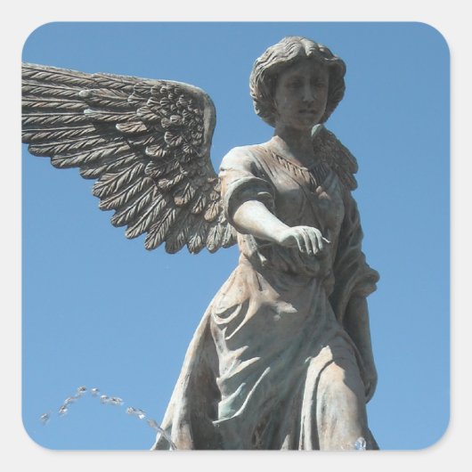 Angels Vierkante Sticker (Voorkant)