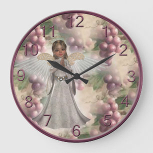 Angels Vineyard Clock Grote Klok