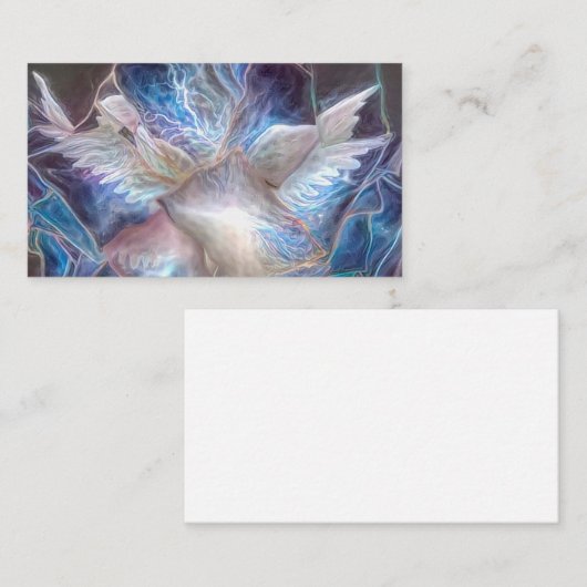 Angel's vleugels visitekaartje (Voorkant / Achterkant)