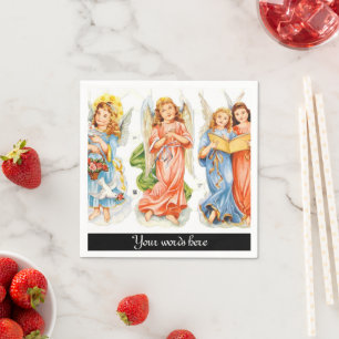 Angels voegt woorden papier luiers toe Servet