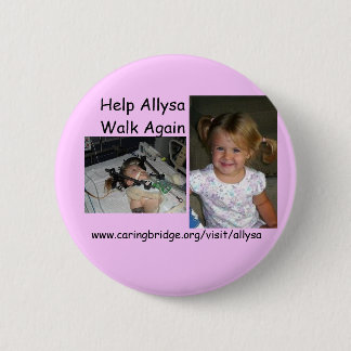 Angels voor Allysa Ronde Button 5,7 Cm