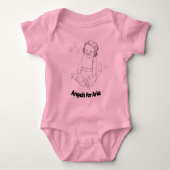 Angels voor Aria baby Romper (Voorkant)
