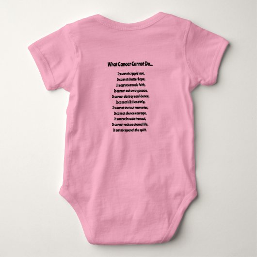 Angels voor Aria baby Romper (Achterkant)