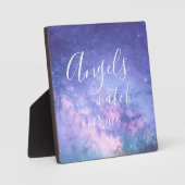 Angels Watch Over me prachtige verbijsterende Star Fotoplaat (Voorkant)