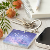 Angels Watch Over me prachtige verbijsterende Star Sleutelhanger (Voorkant Rechts)