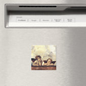ANGELS / Winged Cherub Raffaello Sanzio Magnet (Insitu (Vaatwasser))