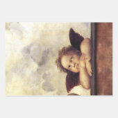 ANGELS / Winged Cherubs , Clouds Raffaello Sanzio Inpakpapier Vel (Voorkant 3)